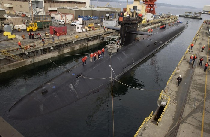 Tàu ngầm USS Michigan (SSBN-727/SSGN-727) của Hải quân Mỹ.